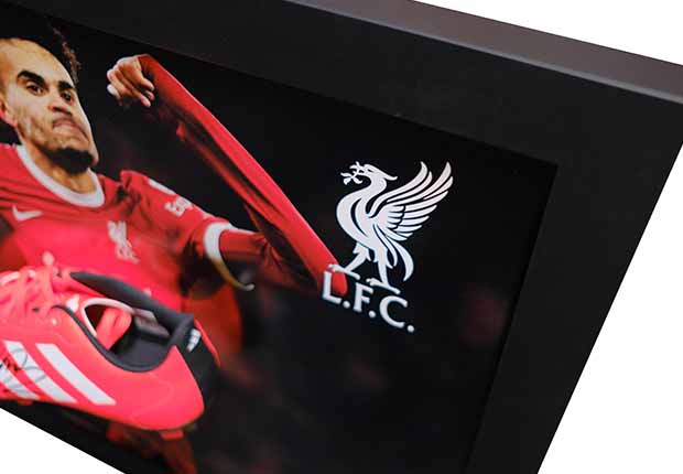 Luis Diaz signed boot Liverpool F.C. - Memorabilia Framers Shop