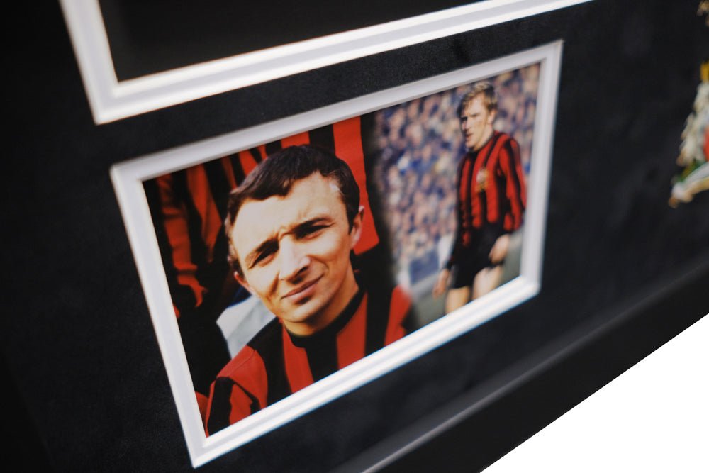 Manchester City Legends shirt Mike Summerbee, Francis Lee, Colin Bell & Tony Book - Memorabilia Framers Shop