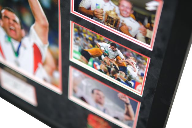 Martin Johnson Signed Display 2003 World Cup - Memorabilia Framers Shop