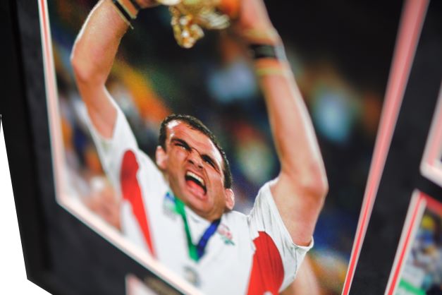 Martin Johnson Signed Display 2003 World Cup - Memorabilia Framers Shop