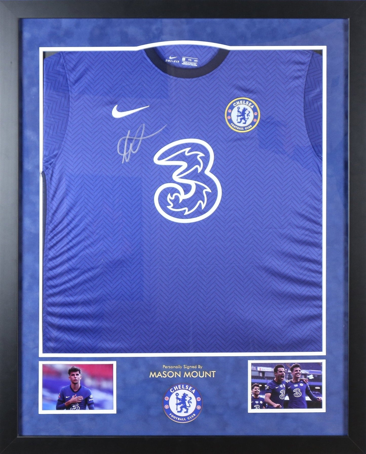 Mason Mount Signed Chelsea Shirt Framed Display - Memorabilia Framers Shop