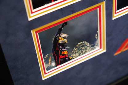 Max Verstappen Signed Photograph Display - Memorabilia Framers Shop