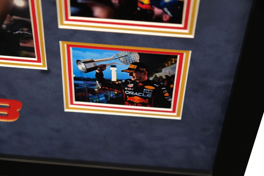 Max Verstappen Signed Photograph Display - Memorabilia Framers Shop