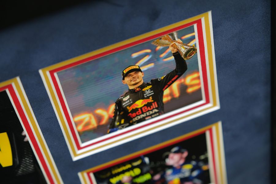 Max Verstappen Signed Photograph Display - Memorabilia Framers Shop