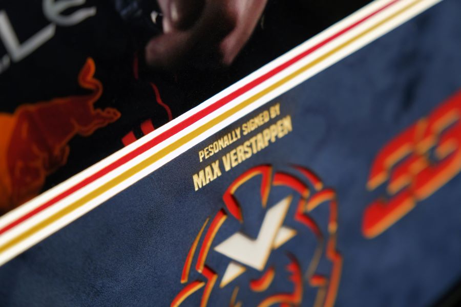 Max Verstappen Signed Photograph Display - Memorabilia Framers Shop