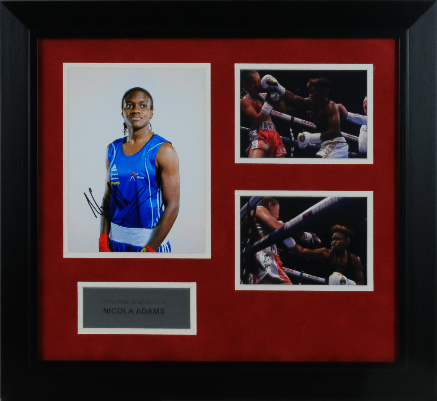 Nicola Adams Signed Photo Framed Display