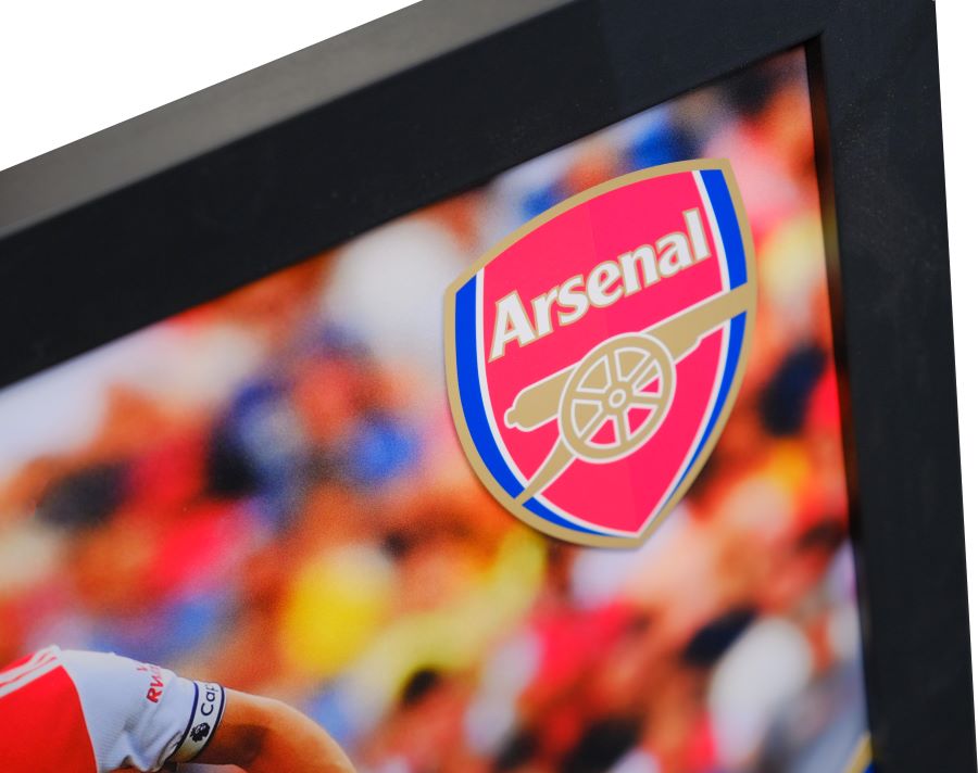 Odegaard Signed Arsenal Boot Framed Display - Memorabilia Framers Shop