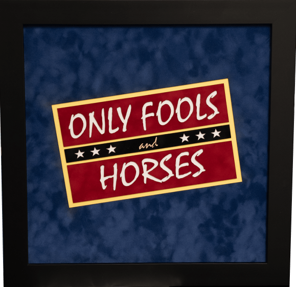 Only Fools And Horses Logo Display - Memorabilia Framers Shop