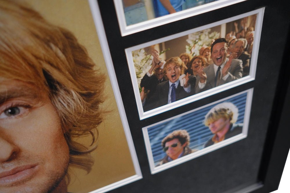 Owen Wilson tribute signed white card - Memorabilia Framers Shop