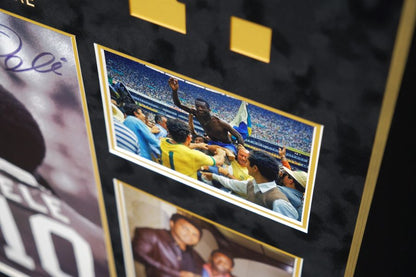 Pele and Ali signed Photograph Framed Display - Memorabilia Framers Shop