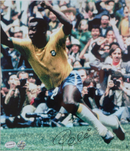 Pele Signed 12x18 Photograph Framed Display - Memorabilia Framers Shop