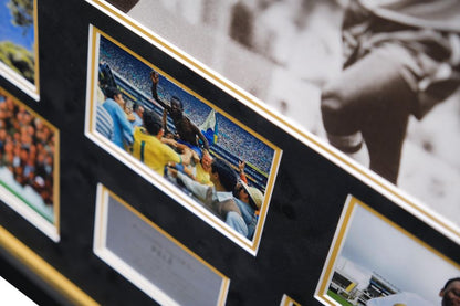 Pele signed Photograph Framed Display - Memorabilia Framers Shop