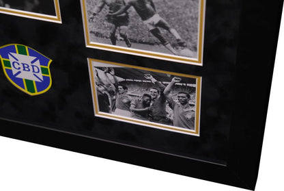 Pele Signed Photograph Framed Display - Memorabilia Framers Shop