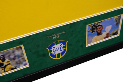 Pele Signed Shirt with BAS Beckett Authentication Certificate - Memorabilia Framers Shop