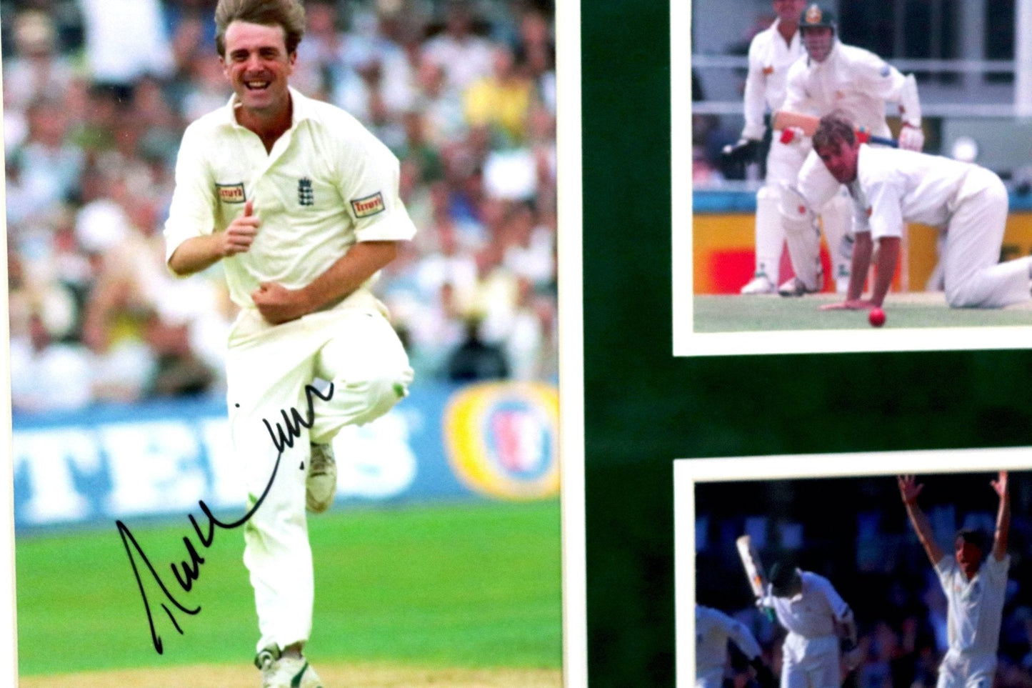 Phil Tufnell Signed Photo Framed Display - Memorabilia Framers Shop