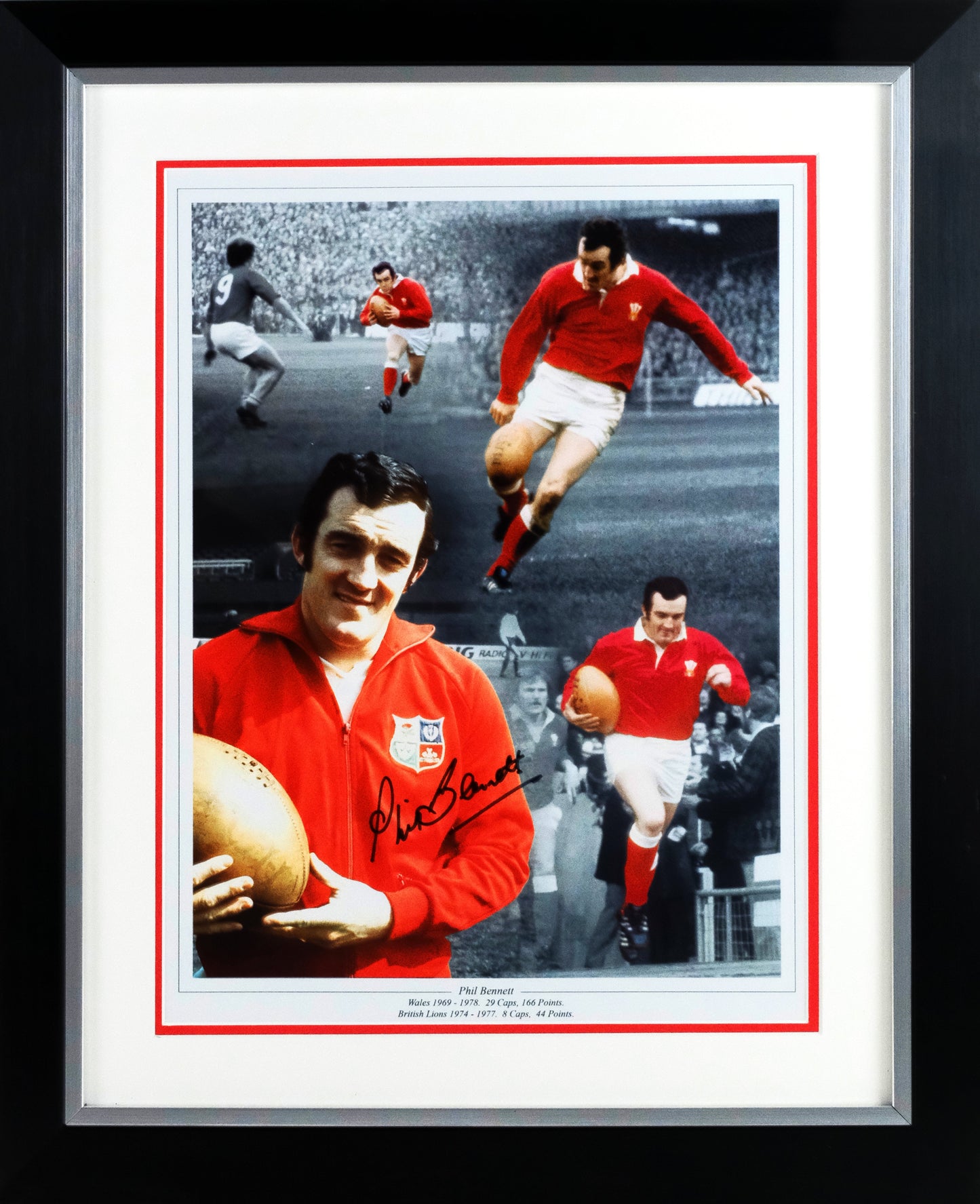 Phil Bennet Signed Photo Framed Display