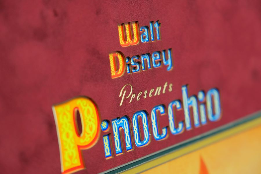 Pinocchio Photograph Display Signed by Dickie Jones - Memorabilia Framers Shop