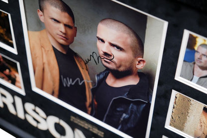 Prison Break Photograph Display Signed by Wentworth Miller Dominic Purcell - Memorabilia Framers Shop