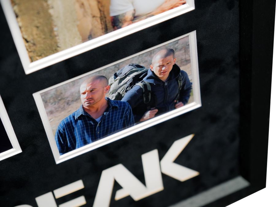 Prison Break Photograph Display Signed by Wentworth Miller Dominic Purcell - Memorabilia Framers Shop