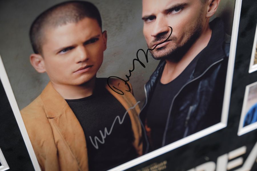 Prison Break Photograph Display Signed by Wentworth Miller Dominic Purcell - Memorabilia Framers Shop