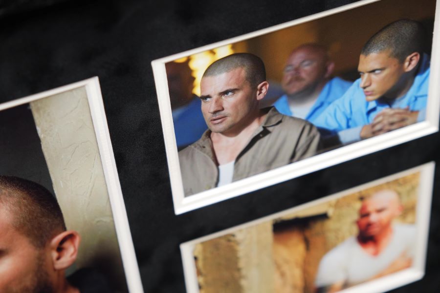 Prison Break Photograph Display Signed by Wentworth Miller Dominic Purcell - Memorabilia Framers Shop