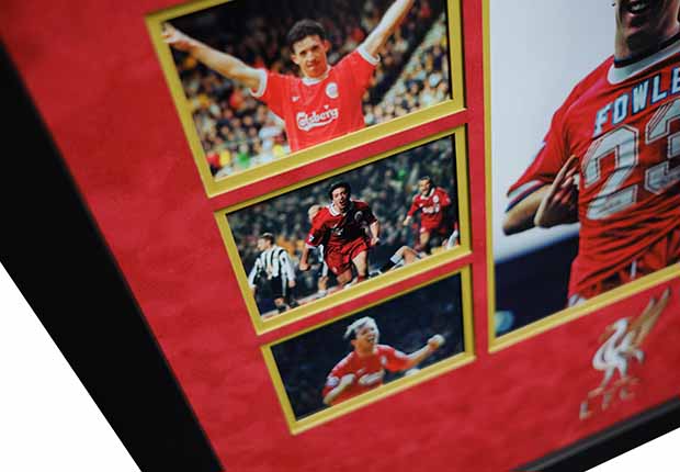 Robbie Fowler signed White card Liverpool F.C. - Memorabilia Framers Shop