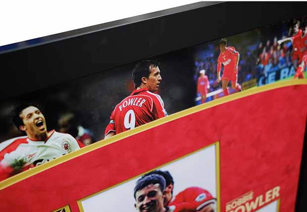 Robbie Fowler signed White card Liverpool F.C. - Memorabilia Framers Shop