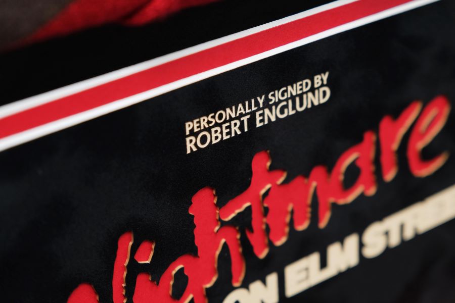 Robert Englund Freddy Signed Jumper Framed Display - Memorabilia Framers Shop