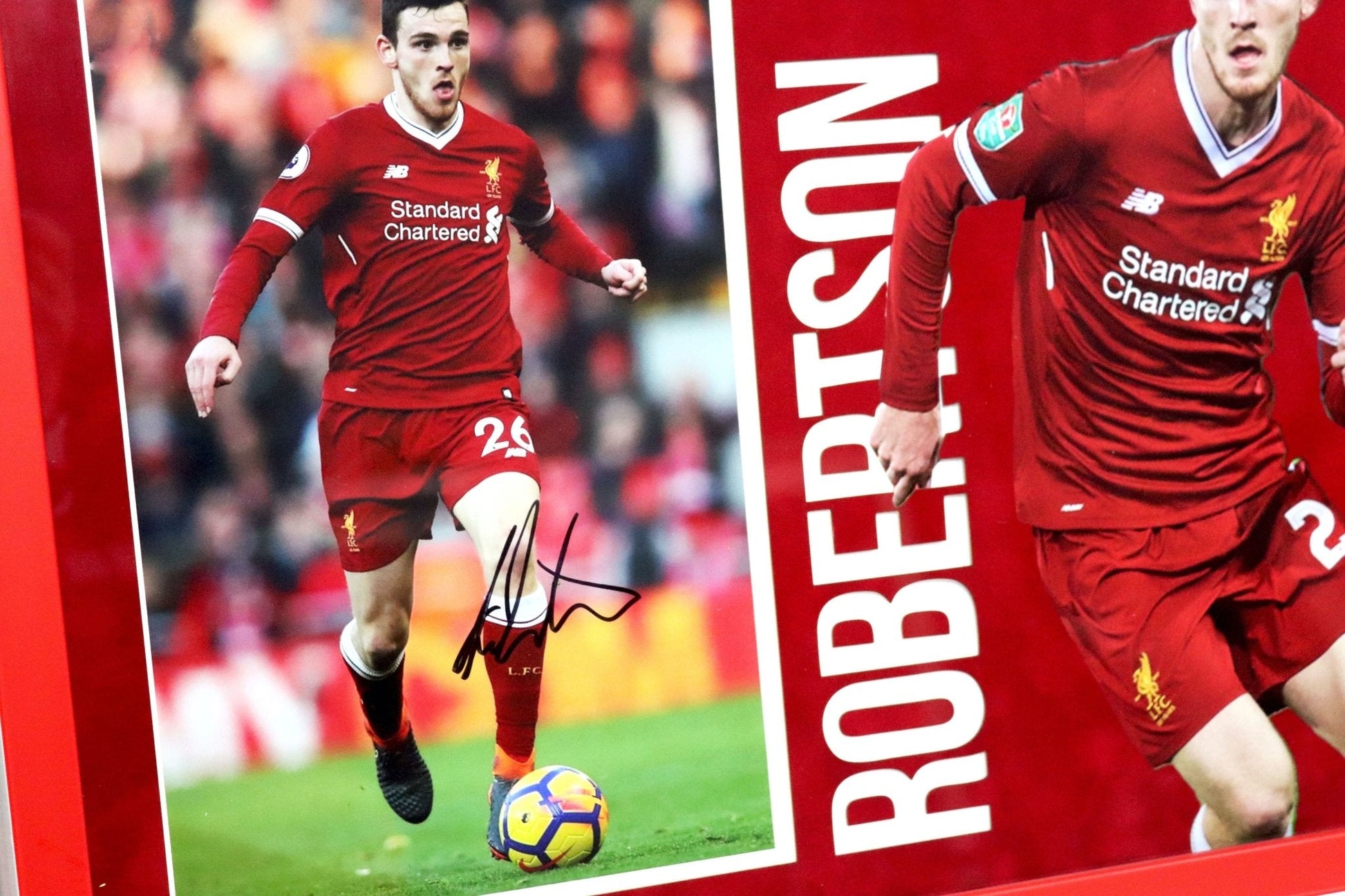 Robertson Signed Photo Framed Display - Memorabilia Framers Shop