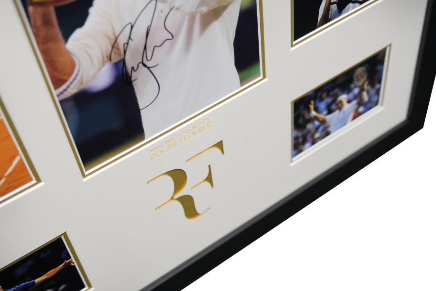 Roger Federer Signed Photo Display - Memorabilia Framers Shop