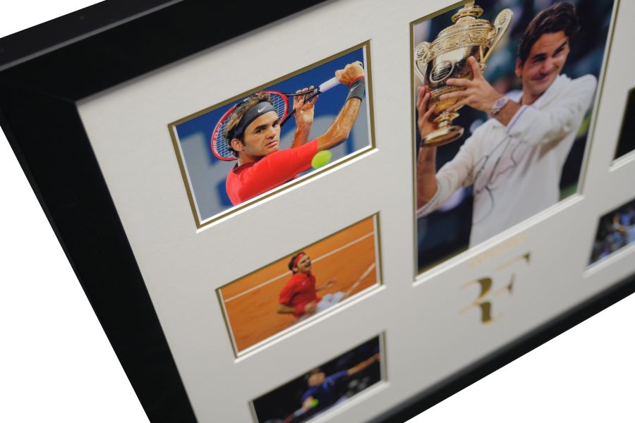 Roger Federer Signed Photo Display - Memorabilia Framers Shop