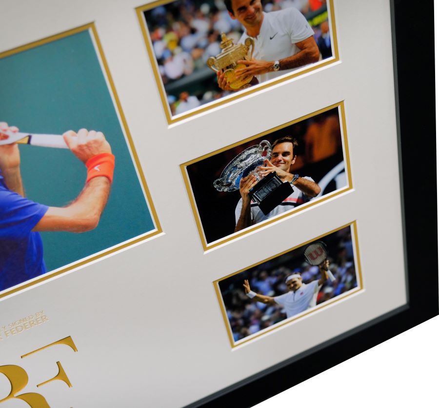 Roger Federer Signed Photo Display - Memorabilia Framers Shop