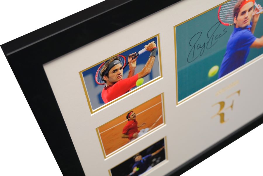 Roger Federer Signed Photo Display - Memorabilia Framers Shop