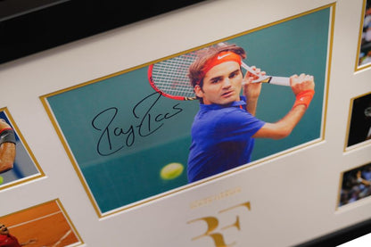 Roger Federer Signed Photo Display - Memorabilia Framers Shop