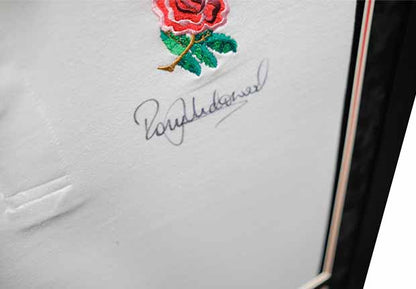 Rory Underwood Signed England Rugby shirt - Memorabilia Framers Shop