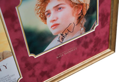 Sense and Sensibility Photograph Display Signed by Kate Winslet - Memorabilia Framers Shop