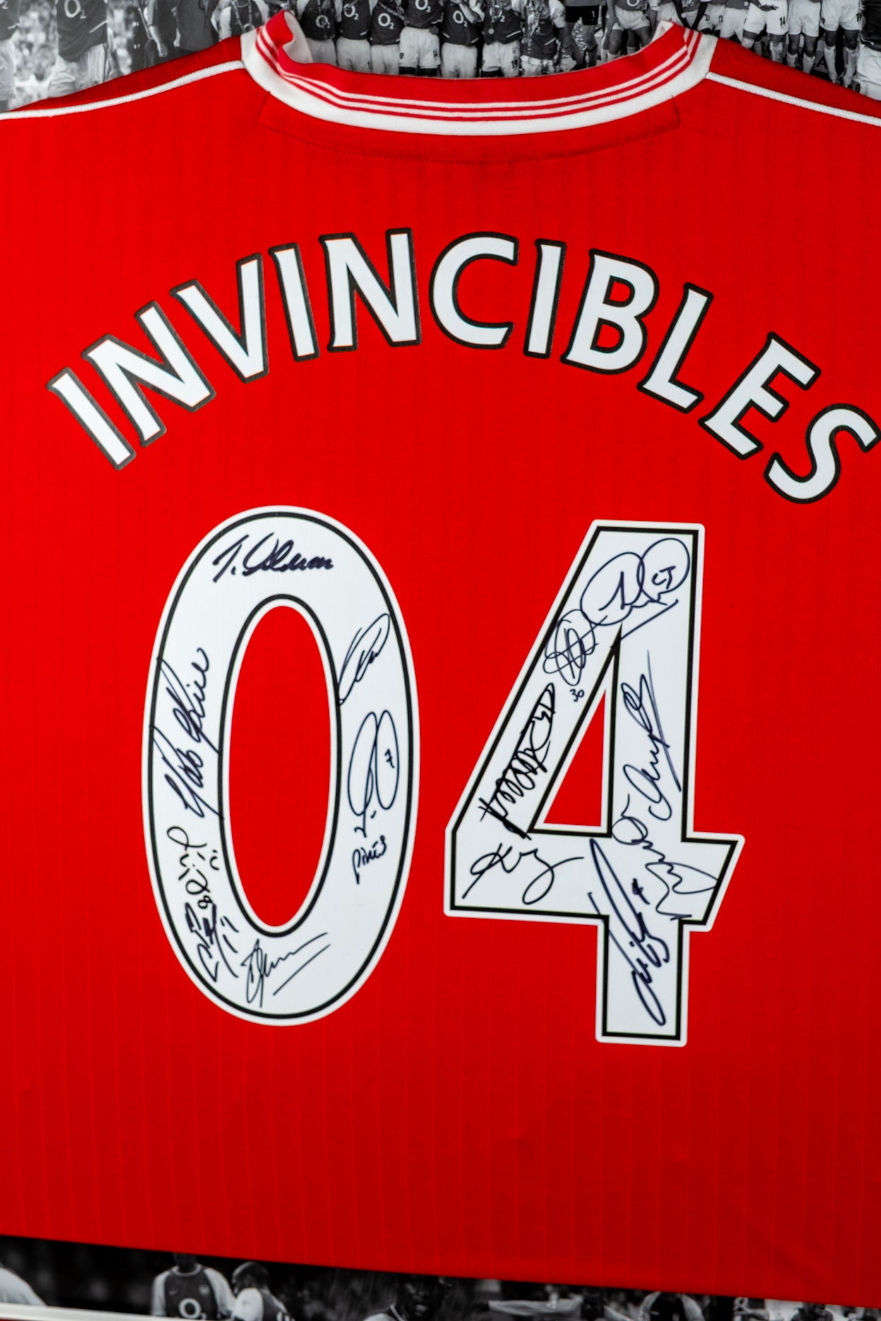 Arsenal Invincibles Shirt Framed Display