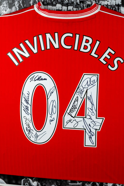 Arsenal Invincibles Shirt Framed Display