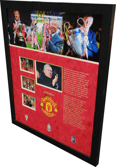 Sir Alex Ferguson signed Biography Manchester United - Memorabilia Framers Shop