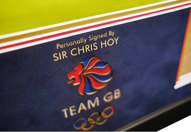 Sir Chris Hoy signed Olympic shirt team GB - Memorabilia Framers Shop