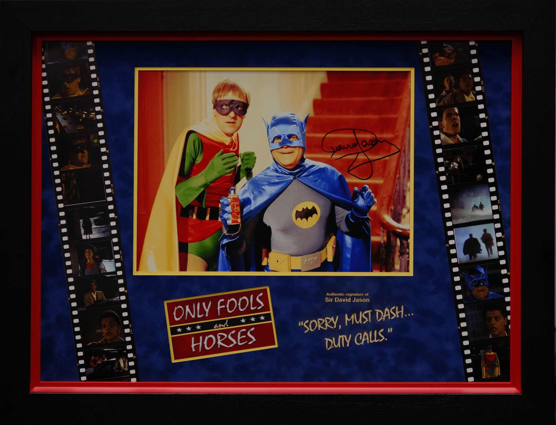 Sir David Jason, Only Fools And Horses Signed 12x16 Photograph Framed Display - Memorabilia Framers Shop