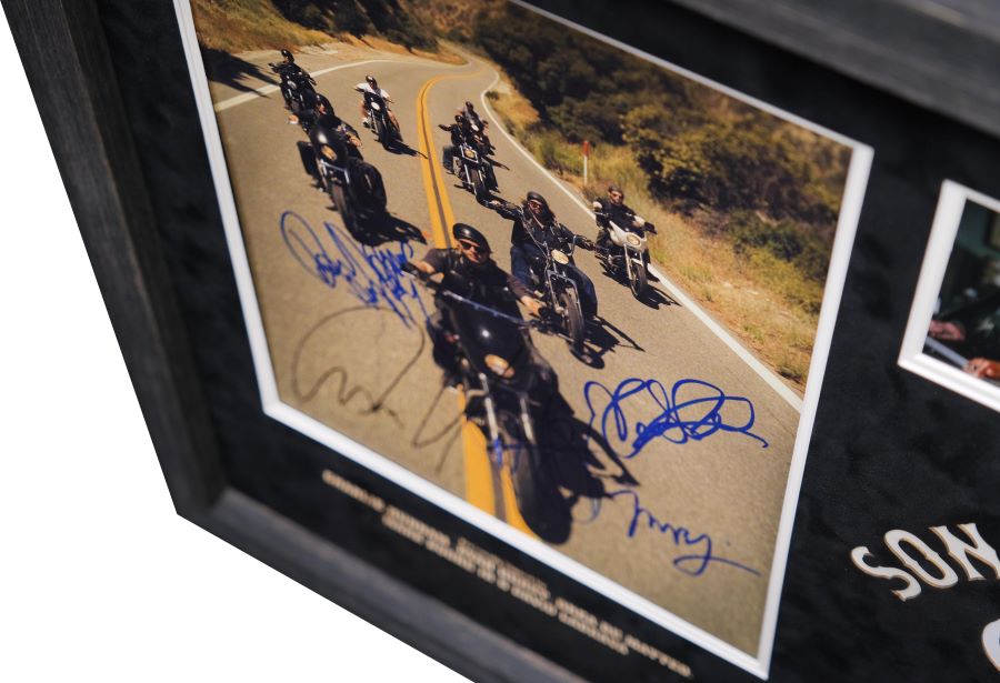 Sons of Anarchy Multi Signed Photograph Display - Memorabilia Framers Shop
