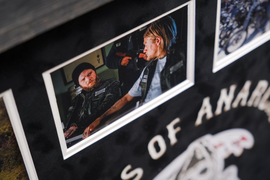 Sons of Anarchy Multi Signed Photograph Display - Memorabilia Framers Shop