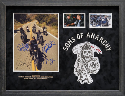 Sons of Anarchy Multi Signed Photograph Display - Memorabilia Framers Shop