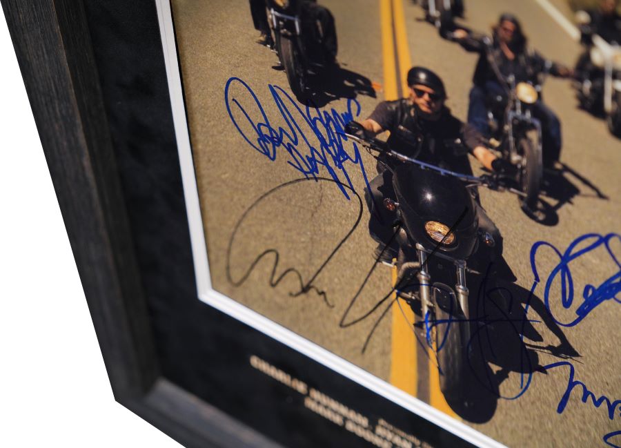 Sons of Anarchy Multi Signed Photograph Display - Memorabilia Framers Shop