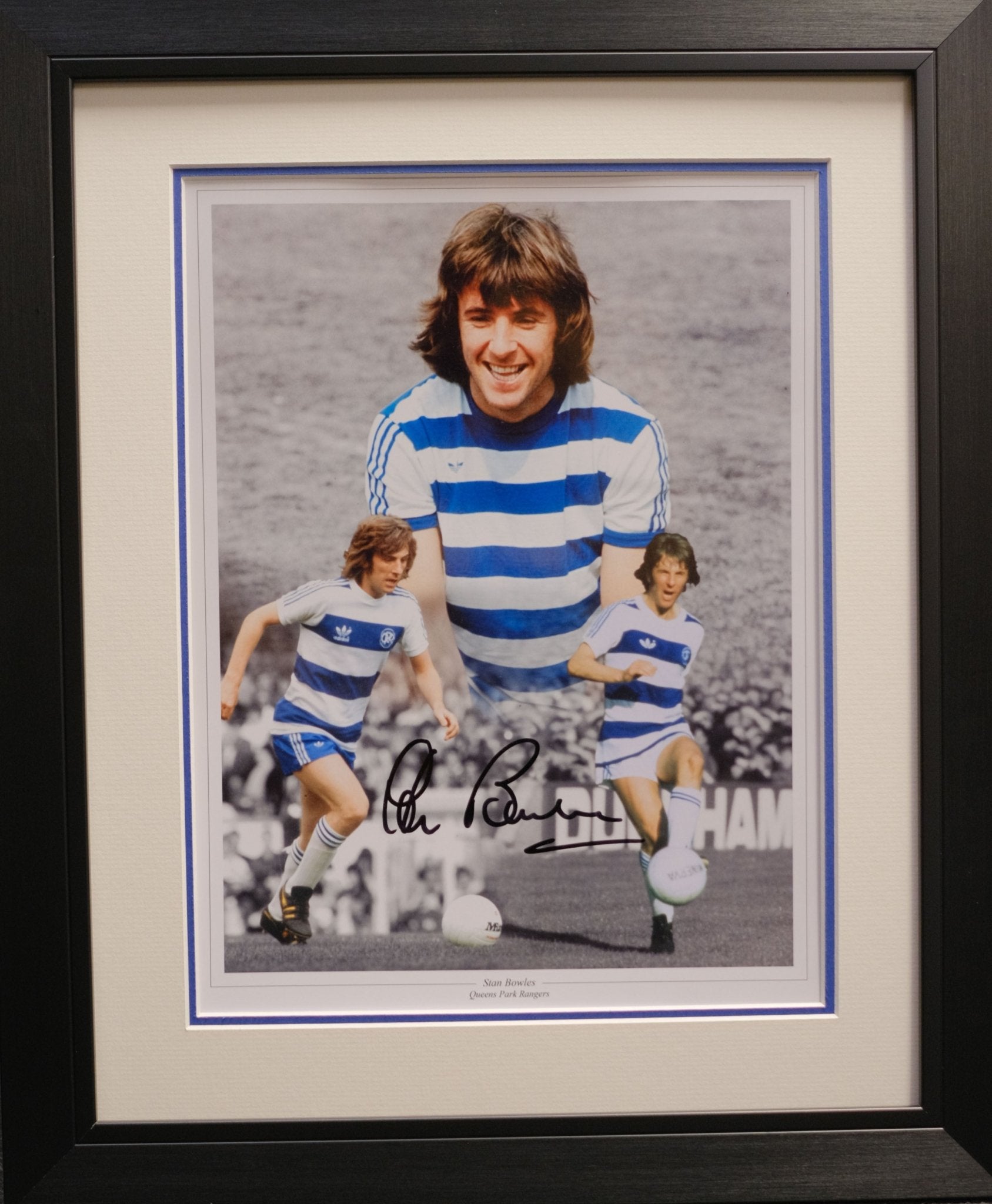 Stan Bowles signed photo - Memorabilia Framers Shop