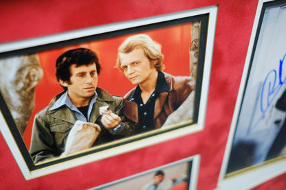 Starsky & Hutch Signed Photo by Paul Michael Glaser & David Soul- BECKETT CERTIFIED - Memorabilia Framers Shop