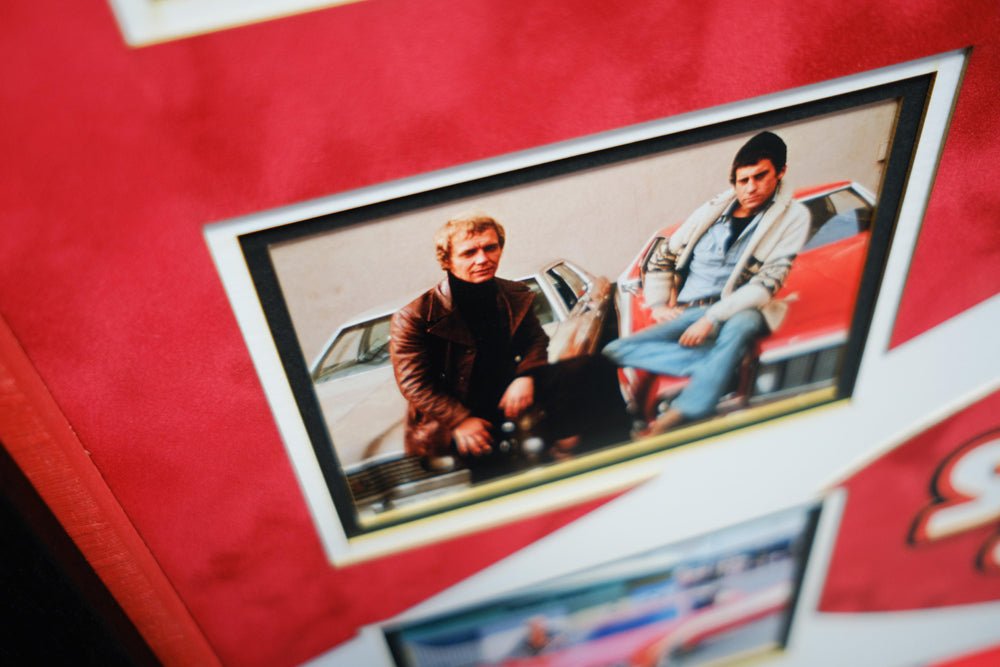 Starsky & Hutch Signed Photo by Paul Michael Glaser & David Soul- BECKETT CERTIFIED - Memorabilia Framers Shop