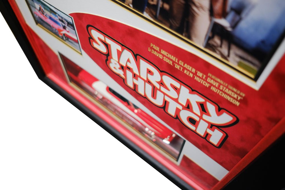 Starsky & Hutch Signed Photo by Paul Michael Glaser & David Soul- BECKETT CERTIFIED - Memorabilia Framers Shop