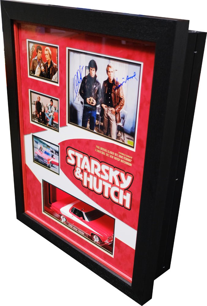Starsky & Hutch Signed Photo by Paul Michael Glaser & David Soul- BECKETT CERTIFIED - Memorabilia Framers Shop